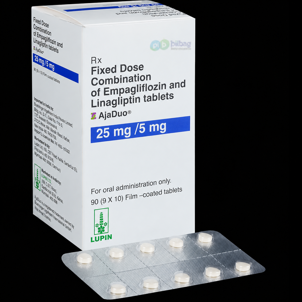 Ajaduo 25mg/5mg Tablet